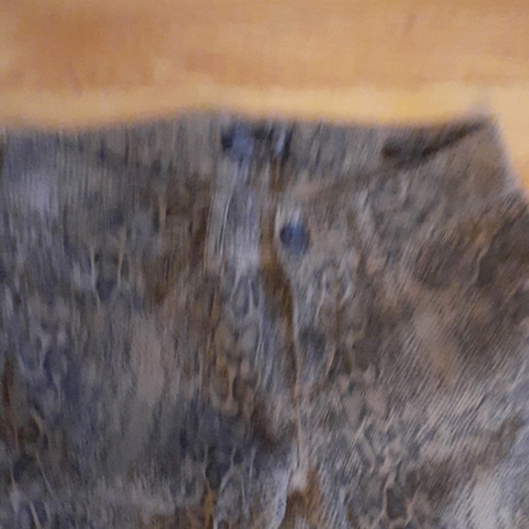 Snakeskin print skinny jeans - Picture 3 of 3